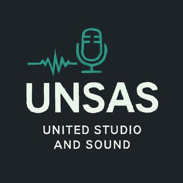 UNSAS-united studio and sound® logo