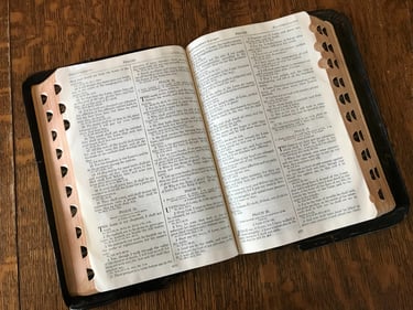 The Bible in Slow English logo