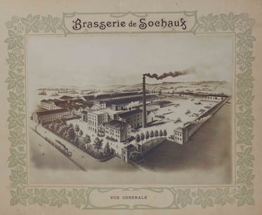 brasserie de sochaux photographies 1908