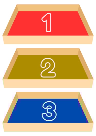 plateau pour perle à calculer montessori