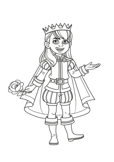 coloriage prince