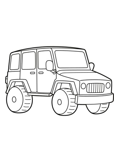 coloriage 4x4