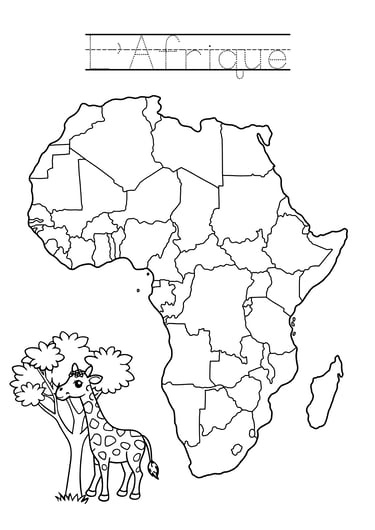 coloriage afrique