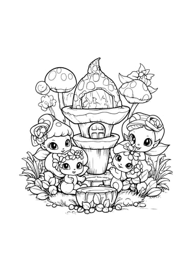 coloriage lutins