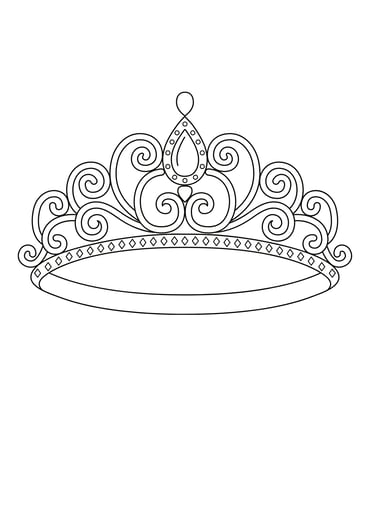 coloriage couronne