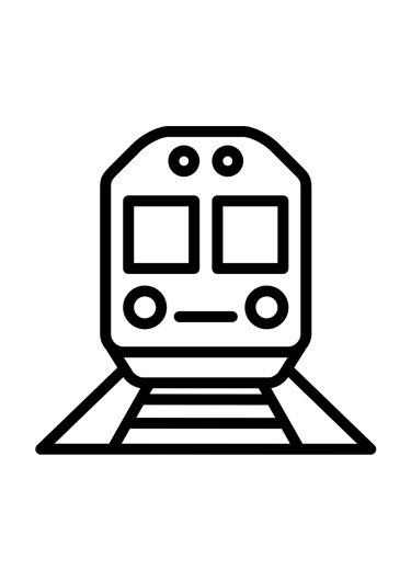 coloriage train