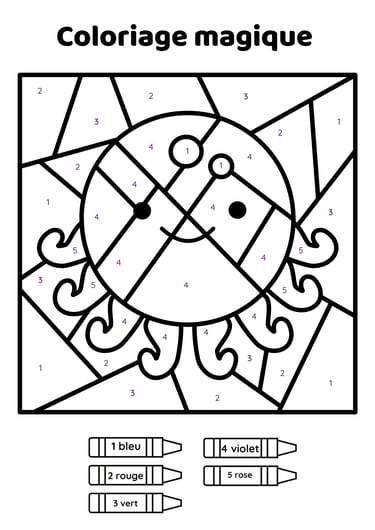 coloriage magique pieuve