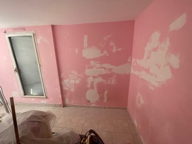 Peintre en Bâtiment , Rénovation , Peinture , Enduit , Finition