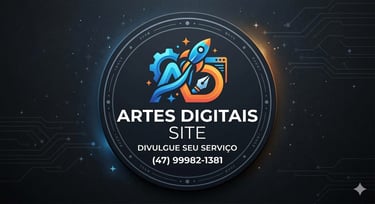 Criação de Artes e site em Joinville logo