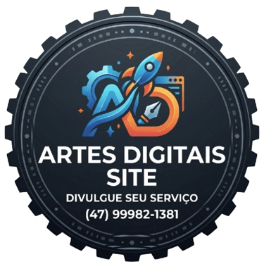 Criação de Artes e site em Joinville logo