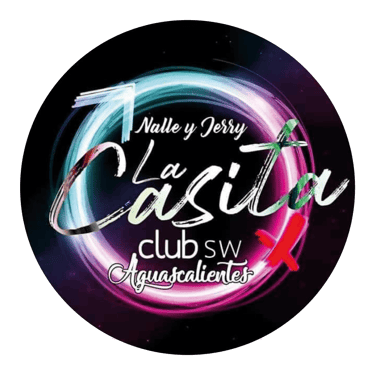 “La Casita Swinger – Club para parejas en Aguascalientes”. logo