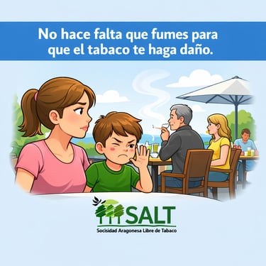No hace falta que fumes para que el tabaco te haga daño