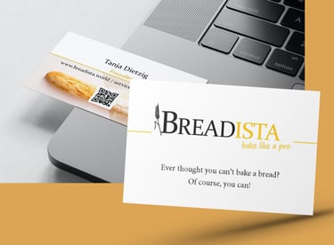 business cards BREADISTA - by bizdesignforyou.com