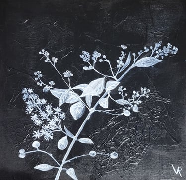 Acrylique sur toile 25 cm x 25 cm