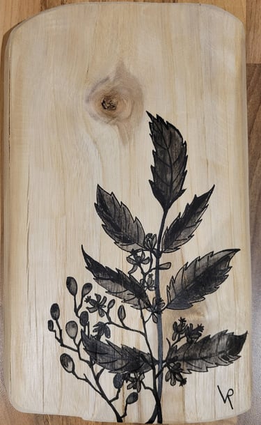 Acrylique sur bois 25 cm x 15 cm