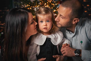 Christmas kid photography