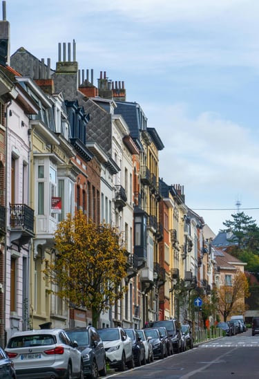 Quartier résidentiel à Bruxelles