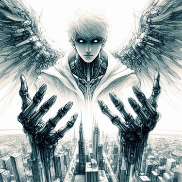 Deus Manus | Robotic God Emperor of the Angelic Empire