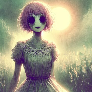Riele dark sun fantasy | Anime girl gloomy aesthetic