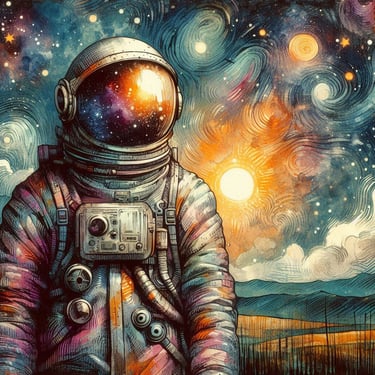 Sunny Astronaut Portrait