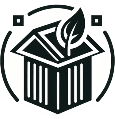 Kontejneri sa kosim krovom logo