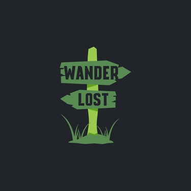 WanderLost Creations logo