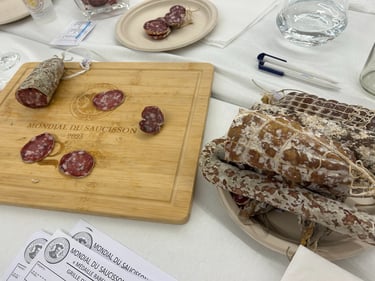 Dégustation de saucissons