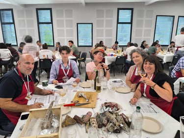 Jurés dégustent Saucissons