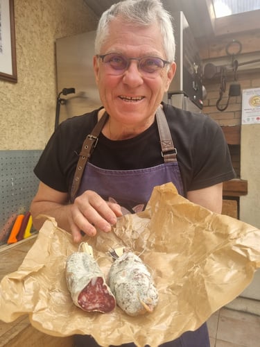 Jérôme et 2 saucissons