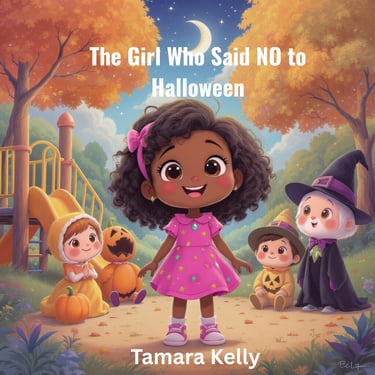 The Girl Who Said NO to Halloween logo