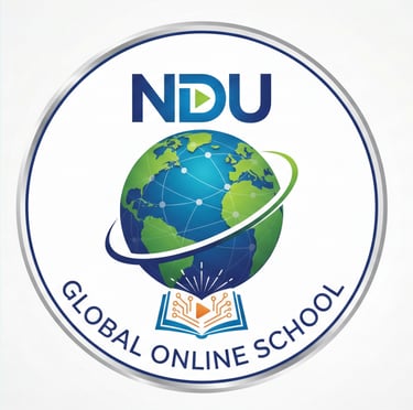 NDU GLOBAL ONLINE SCHOOL logo