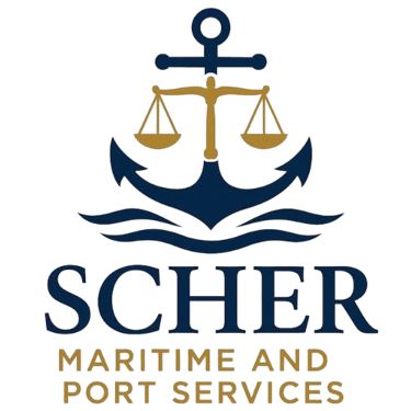 SCHER MARITIME AND PORT SERVICES logo