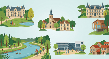 Une illsutration de la ville de Gif Sur Yvette