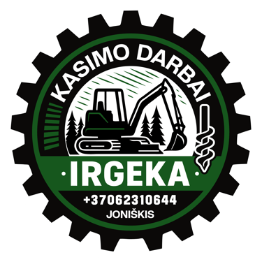 Pamatų įrengimas, visi žemės kasimo darbai logo