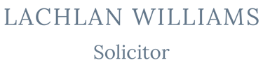 Lachlan Williams Solicitor logo