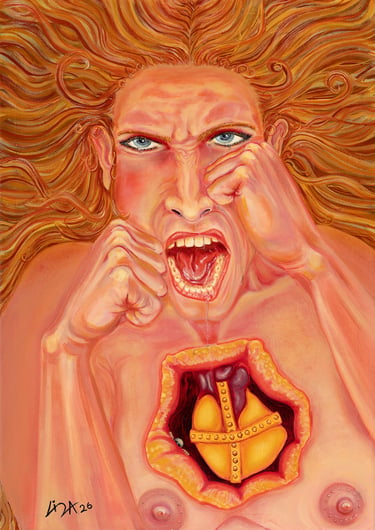 Protection A3 oil on canvas