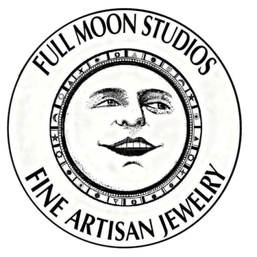 Full Moon Silver Studios -Distinctive handcrafted jewelry and fine gifts. logo