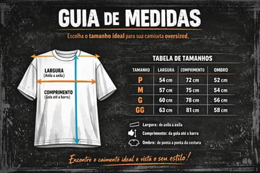 Medidas para você se sentir confortavel.
