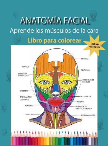 Facial Anatomy Coloring book logo