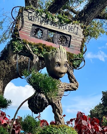 Epcot, Flower and Garden Fest, Orlando Fl, Groot