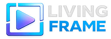 Logo Living Frame AR experience 
