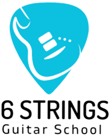 6 Strings Guitar School logo