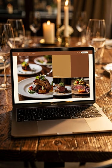 Site internet pour restaurant créé par ValoraWeb agence web Fribourg