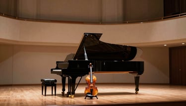 A classical trumpet made of polished gold-toned brass, shimmering with rich bronze and parchment highlights.