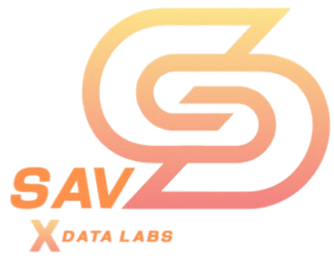 SAV x DATA LABS logo