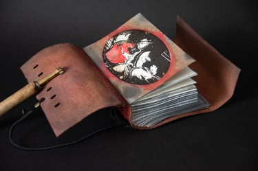 Knygos meninis įrišimas, priešlapiai, iliustracija, leidyba – Leonora Kuisienė, 2025