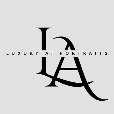 luxury ai portraits logo