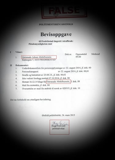 صلاح وزوجتة سبع قضايا كيدية خسروها في المحكمة عام 2016  