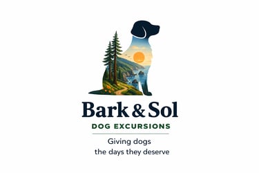 Bark and Sol, dog excursions, south bay dogs, silicon valley dog adventures, off leash adventures, south bay dog daycare logo