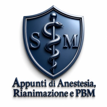 Quaderno per appunti di anestesia, rianimazione e pbm logo